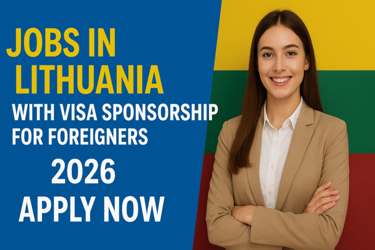 Jobs in Lithuania With Visa Sponsorship for Foreigners 2026