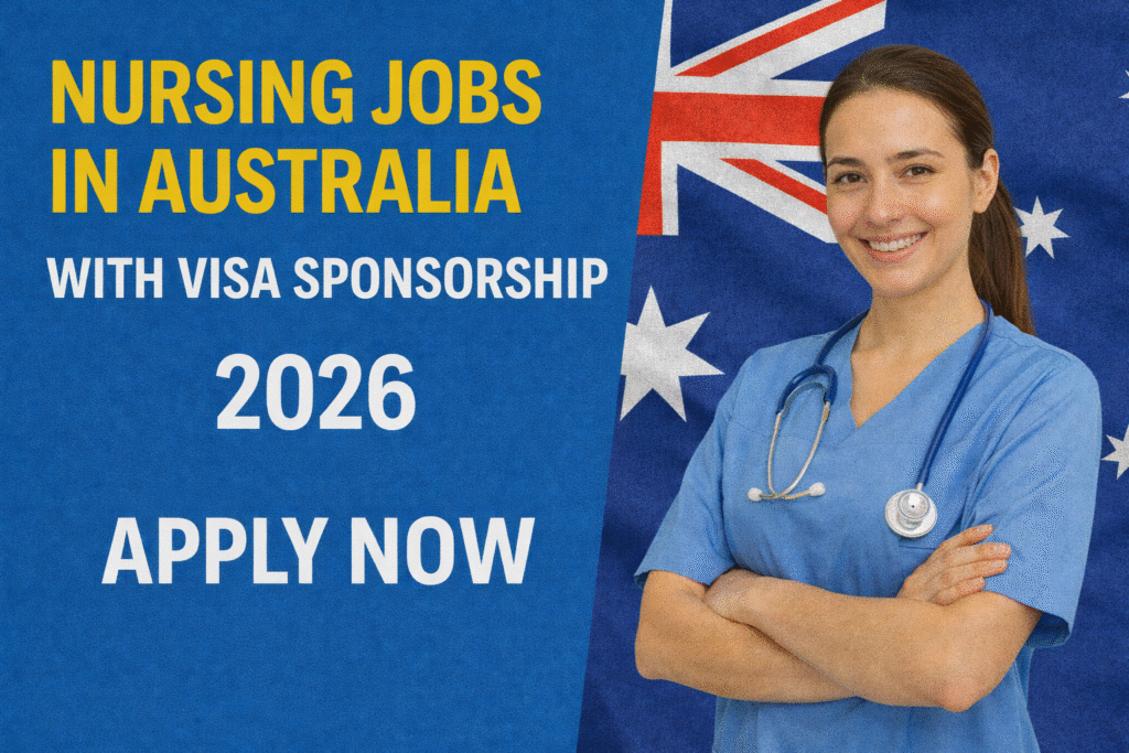 Nursing Jobs in Australia With Visa Sponsorship 2026