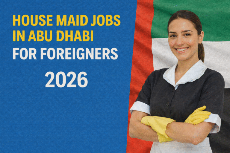 House Maid Jobs in Abu Dhabi For Foreigners 2026