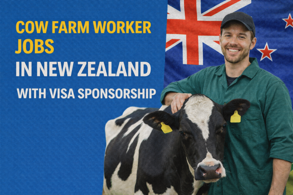 Cow Farm Worker Jobs in New Zealand with Visa Sponsorship