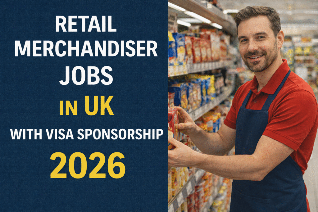 Retail Merchandiser Jobs in UK with Visa Sponsorship 2026