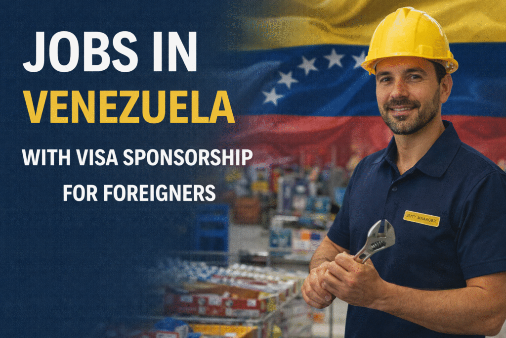 Jobs in Venezuela With Visa Sponsorship For Foreigners