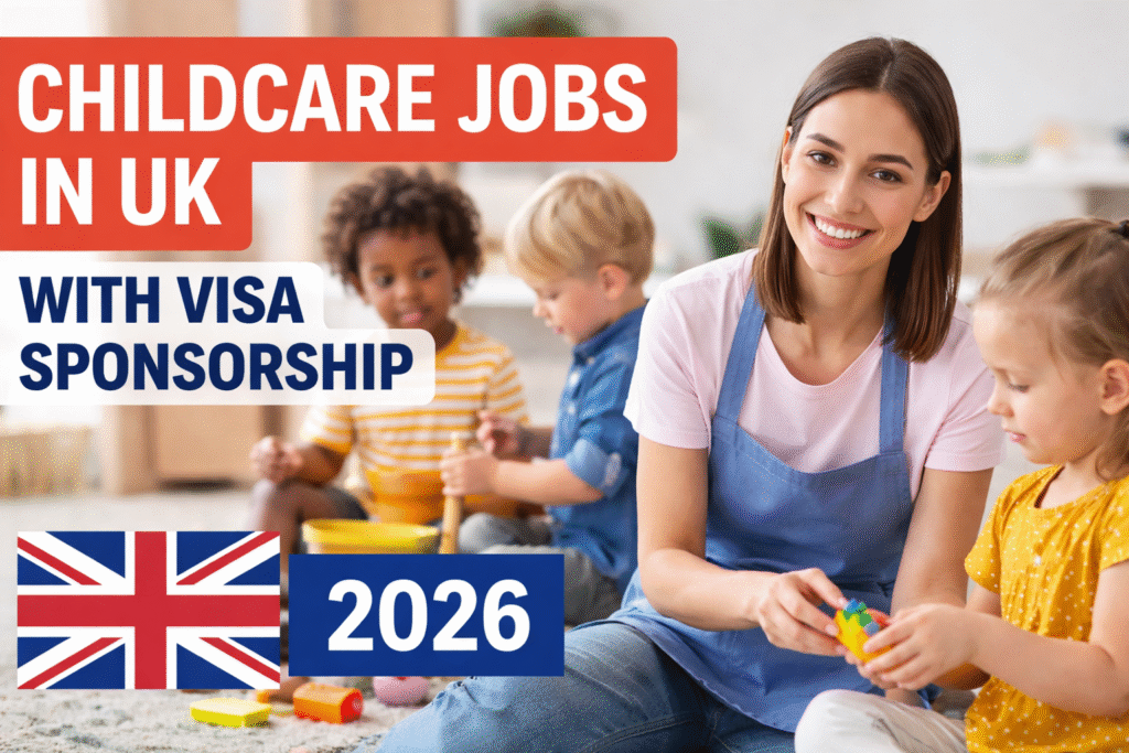 Childcare Jobs in UK with Visa Sponsorship 2026