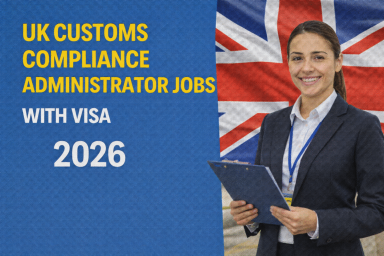 UK Customs Compliance Administrator Jobs with Visa 2026