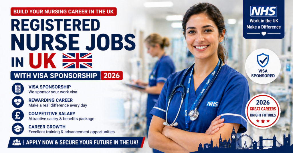 Registered Nurse Jobs in UK With Visa Sponsorship 202