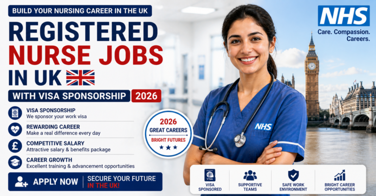 Registered Nurse Jobs in UK With Visa Sponsorship 2026