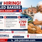 SKILLED BAKERS FOR CROATIA EUROPE!