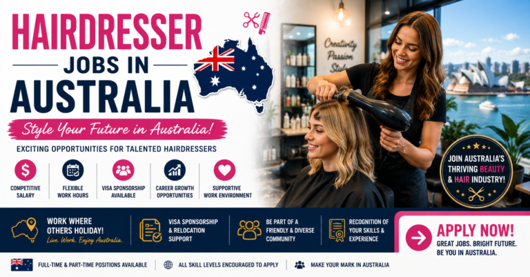 Hairdresser Jobs in Australia