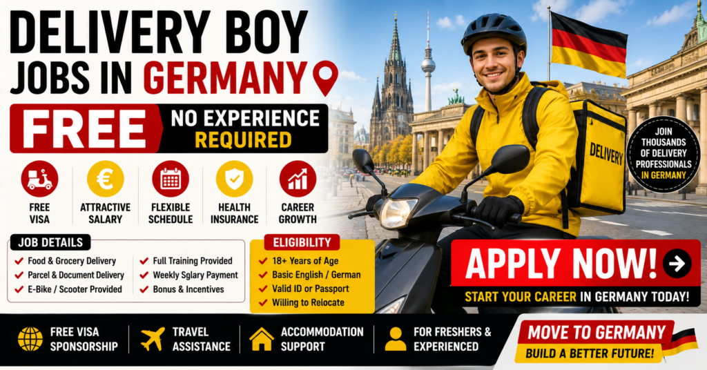 Delivery Boy Jobs in Germany