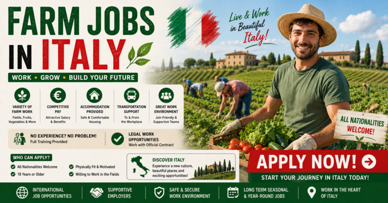 Farm Jobs in Italy