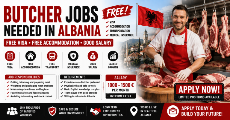Butcher Jobs Needed in Albania