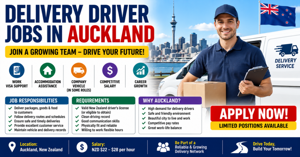 Delivery Driver Jobs in Aukland