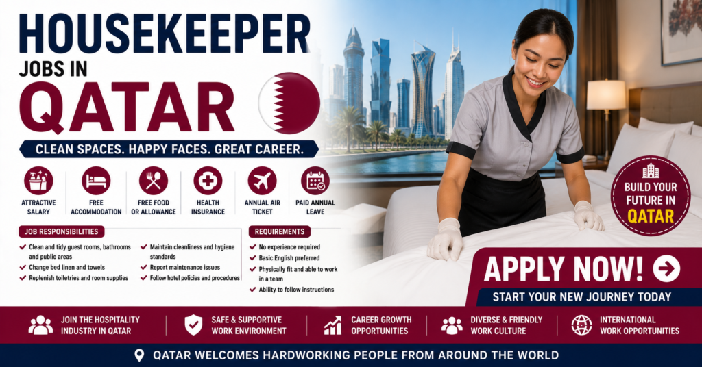 Housekeeper Jobs in Qatar