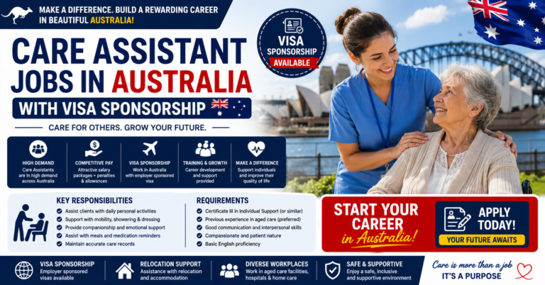 Care Assistant Jobs in Australia 