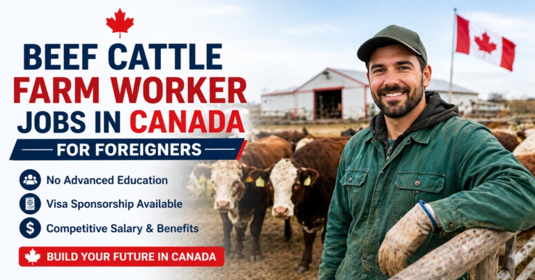 Beef Cattle Farm Worker Jobs in Canada