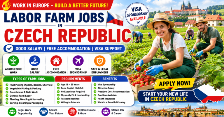 Labor Farm Jobs in Czech Republic