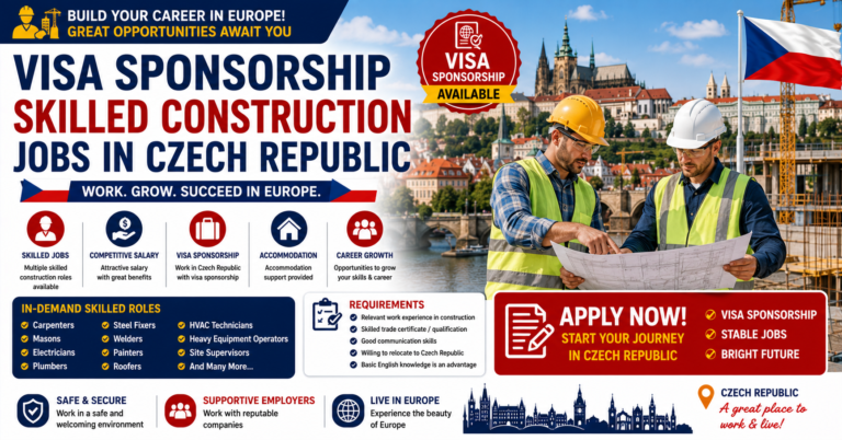 Skilled Construction Jobs in Czech Republic