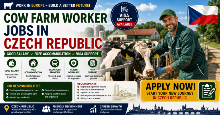 Cow Farm Worker Jobs in Czech Republic