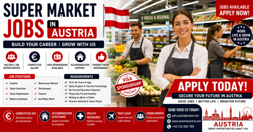 Super Market Jobs in Austria Guide