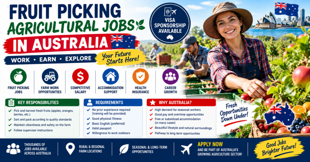Fruit Picking Agricultural Jobs in Australia