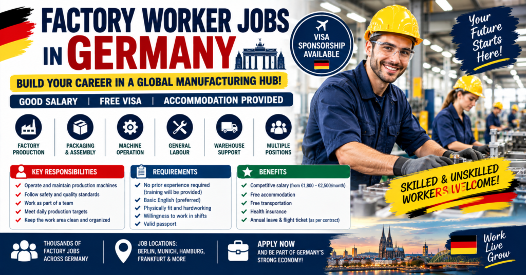 Factory Worker Jobs in German