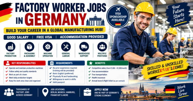 Factory Worker Jobs in German
