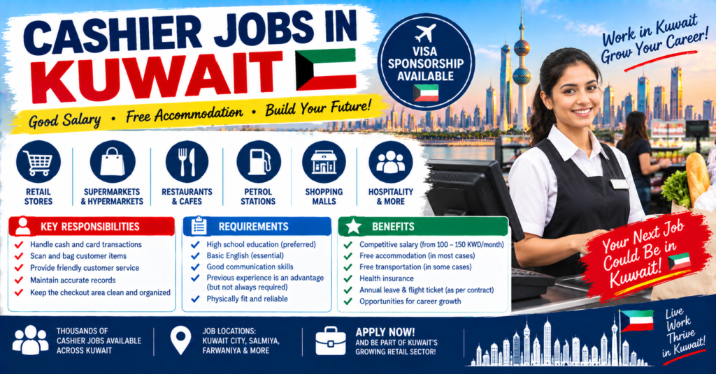 Cashier Jobs in Kuwait