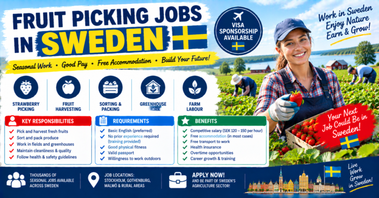 Fruit Picking Jobs in Sweden