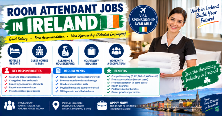 Room Attendant Jobs in Ireland