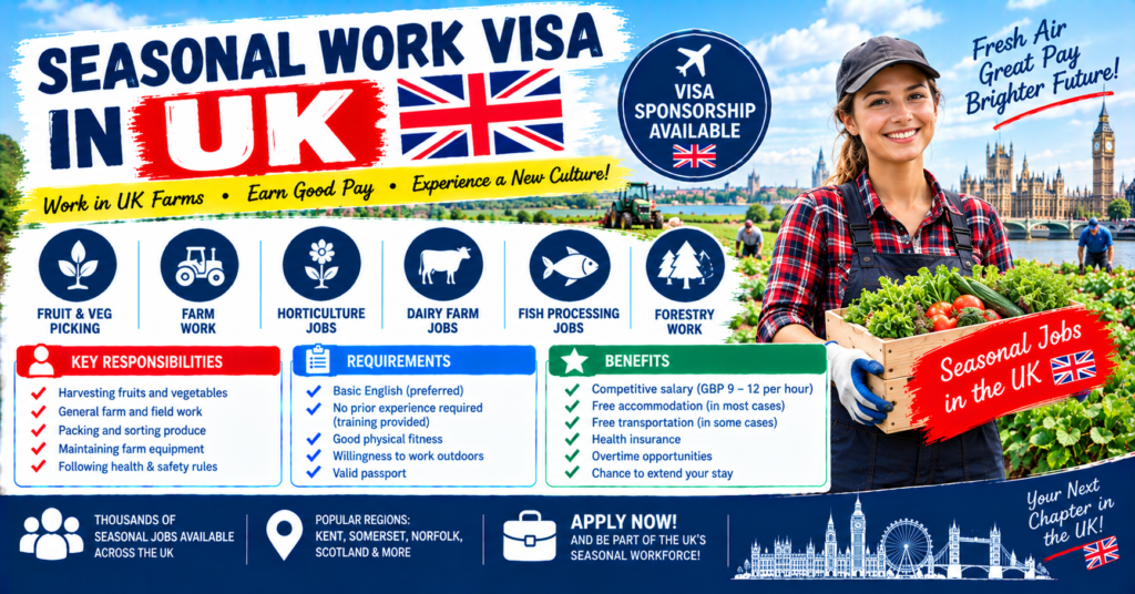 Seasonal Work Visa in UK