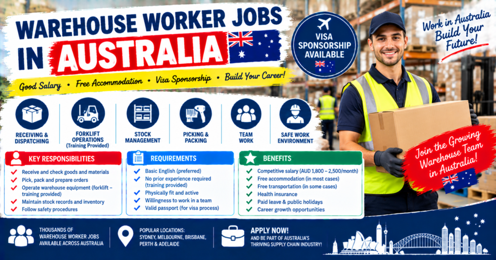 Warehouse Worker Jobs in Australia